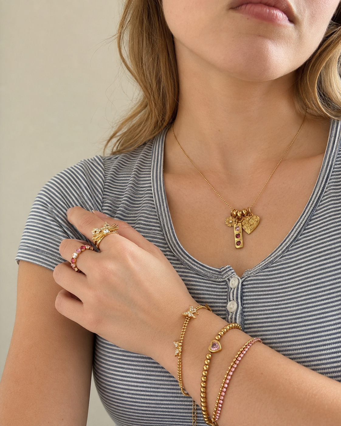 How to Layer Necklaces Without Looking Overdone
