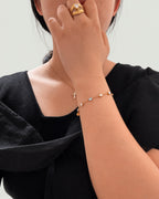 Aqua Gleam Kristallarmband