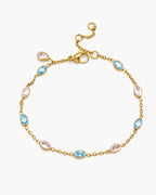 Aqua Gleam Kristallarmband