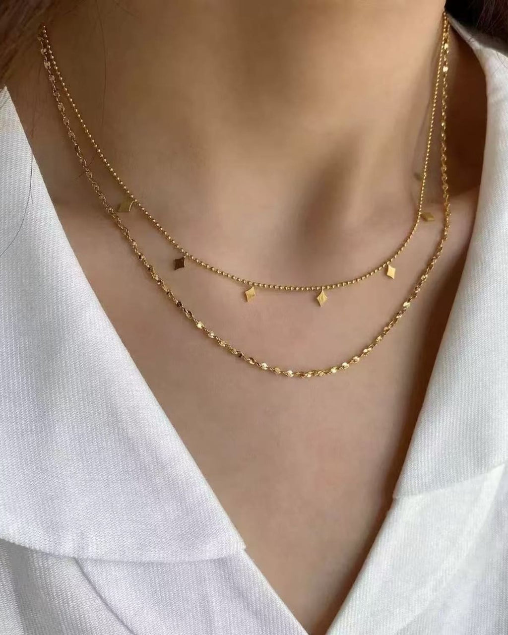 Aurielle Starlit Layer Necklace