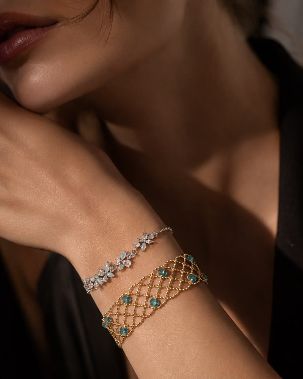 Blue Lagoon Chain Bracelet
