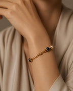 Maris Blue Stone Perlenarmband
