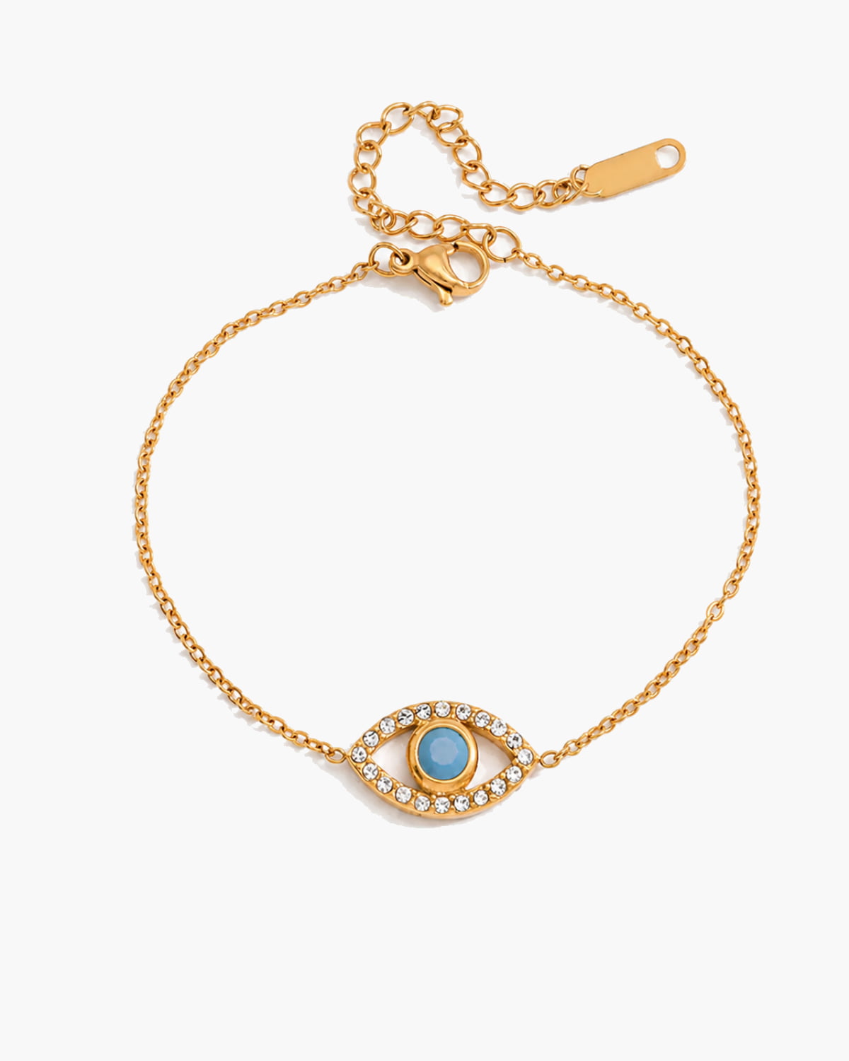 Blue Turquoise Evil Eye Bracelet