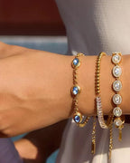 Bracelet en cristal trio de campanules