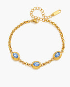 Bracelet en cristal trio de campanules