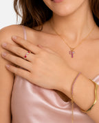 Bracelet en cristal Blush Line