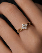 Bague Fleur Céleste