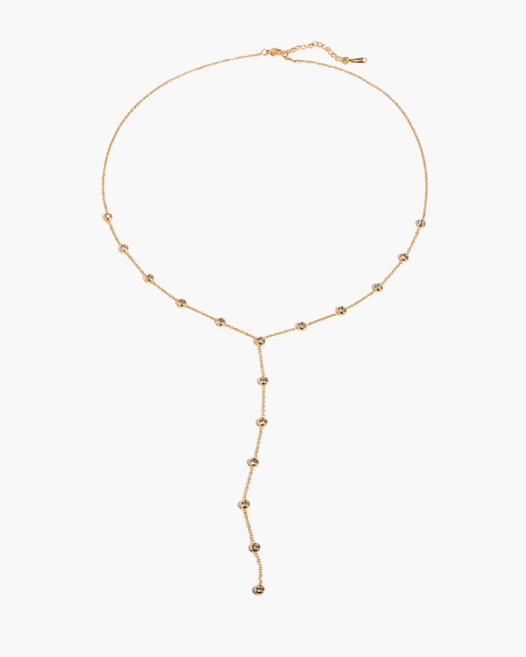 Celeste Crystal Lariat Necklace