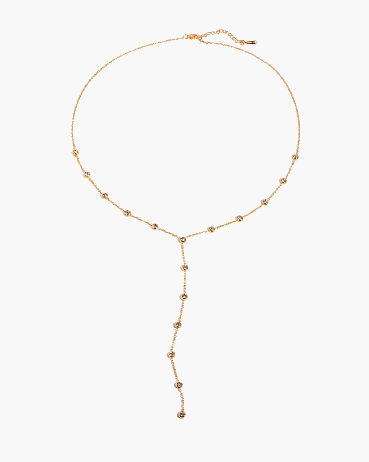 Celeste Crystal Lariat Necklace