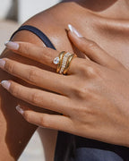 Celeste Pavé-Ring