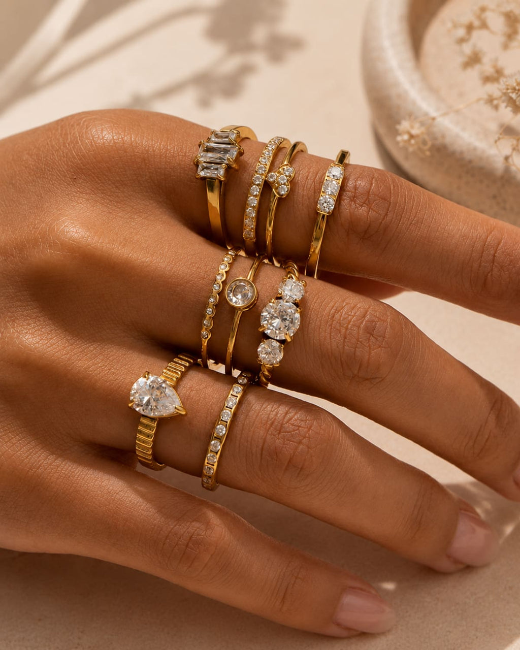 Celeste Trinity Ring