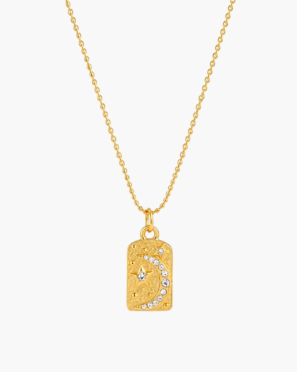 Celestial Moon Pendant Necklace