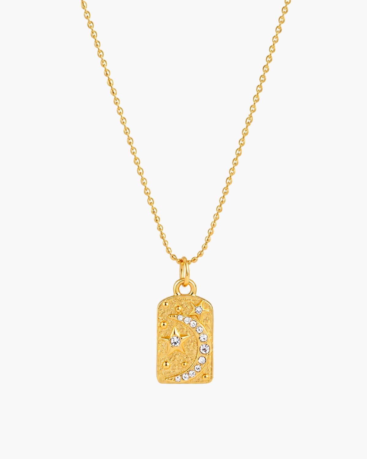Celestial Moon Pendant Necklace