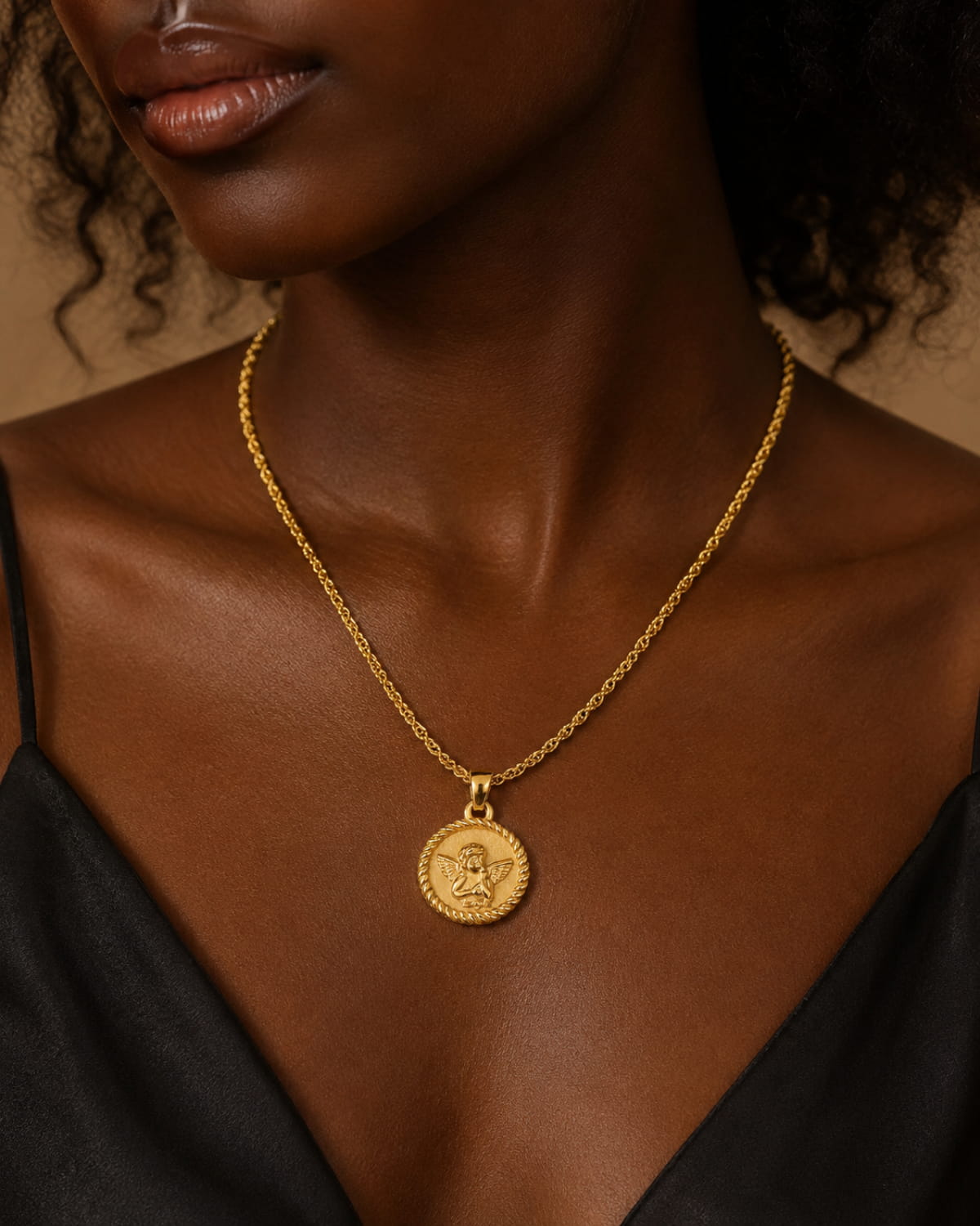 Celestine Cherub Necklace