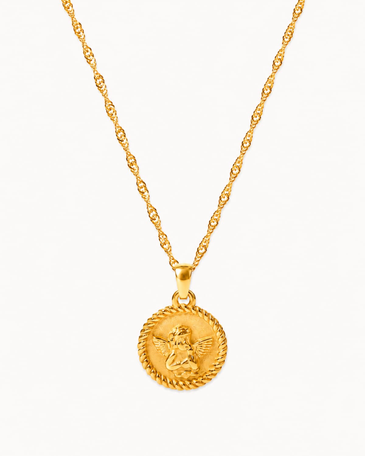 Celestine Cherub Necklace
