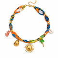 Tropical Sun Scarf Choker