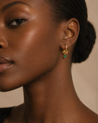 Boucle d'oreille créole Cora