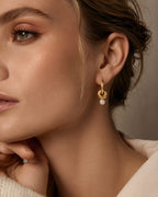 Boucle d'oreille créole Cora