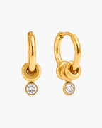 Boucle d'oreille créole Cora