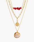 Coral Cove Layered Shell Necklace