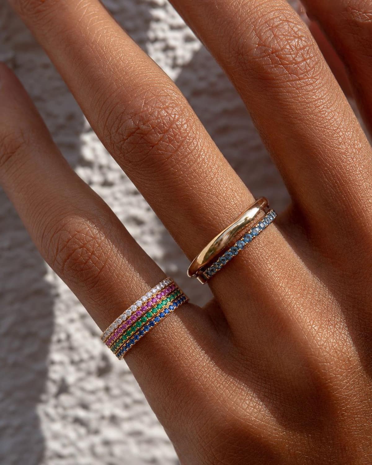 Crystal Band Ring