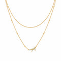 Crystal Laurel Necklace
