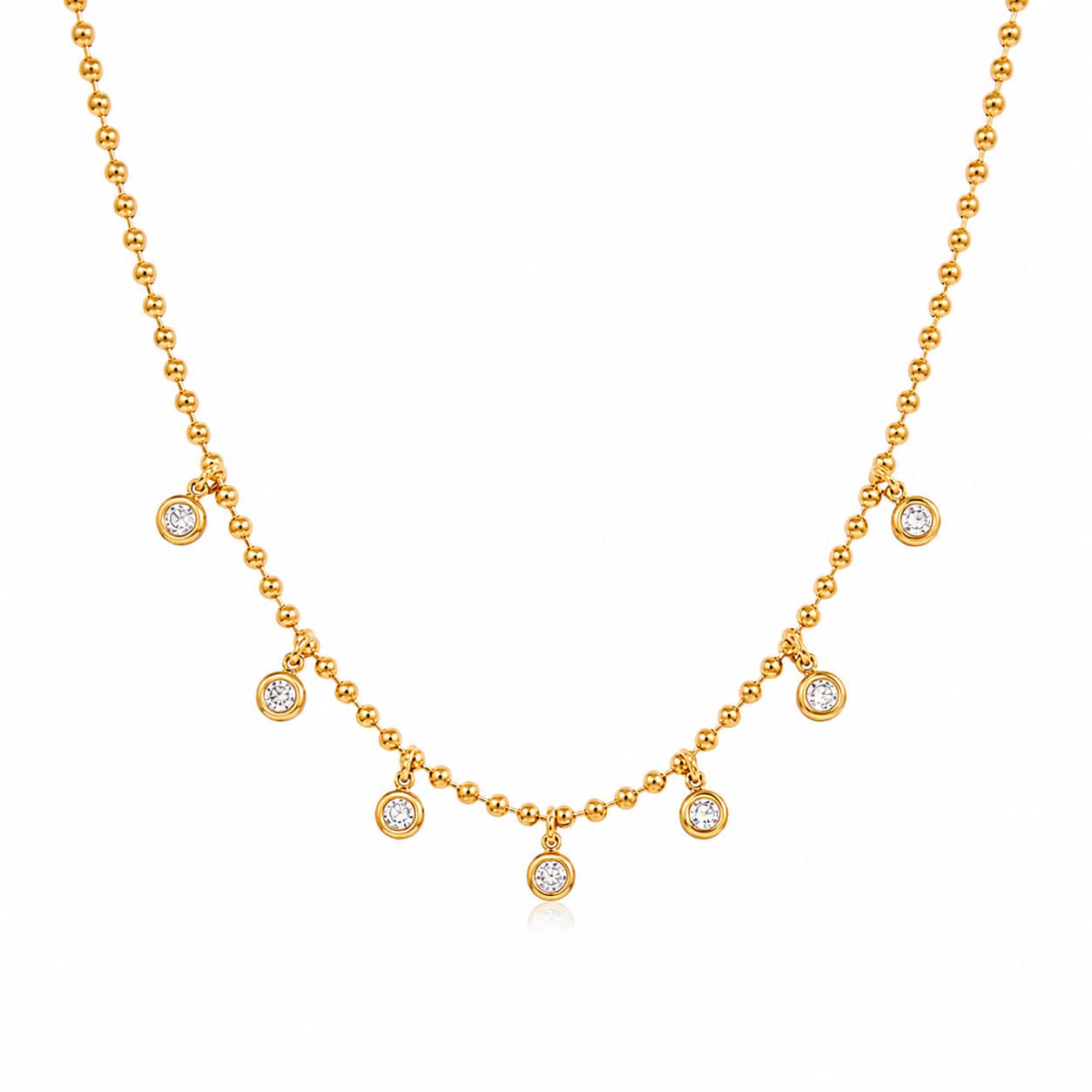 Solara Droplet CZ Necklace