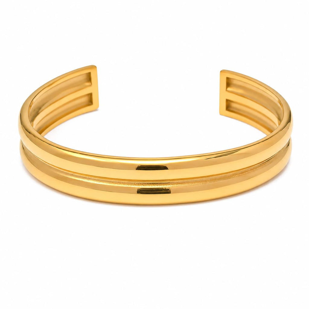 Dual Line Cuff Bracelet
