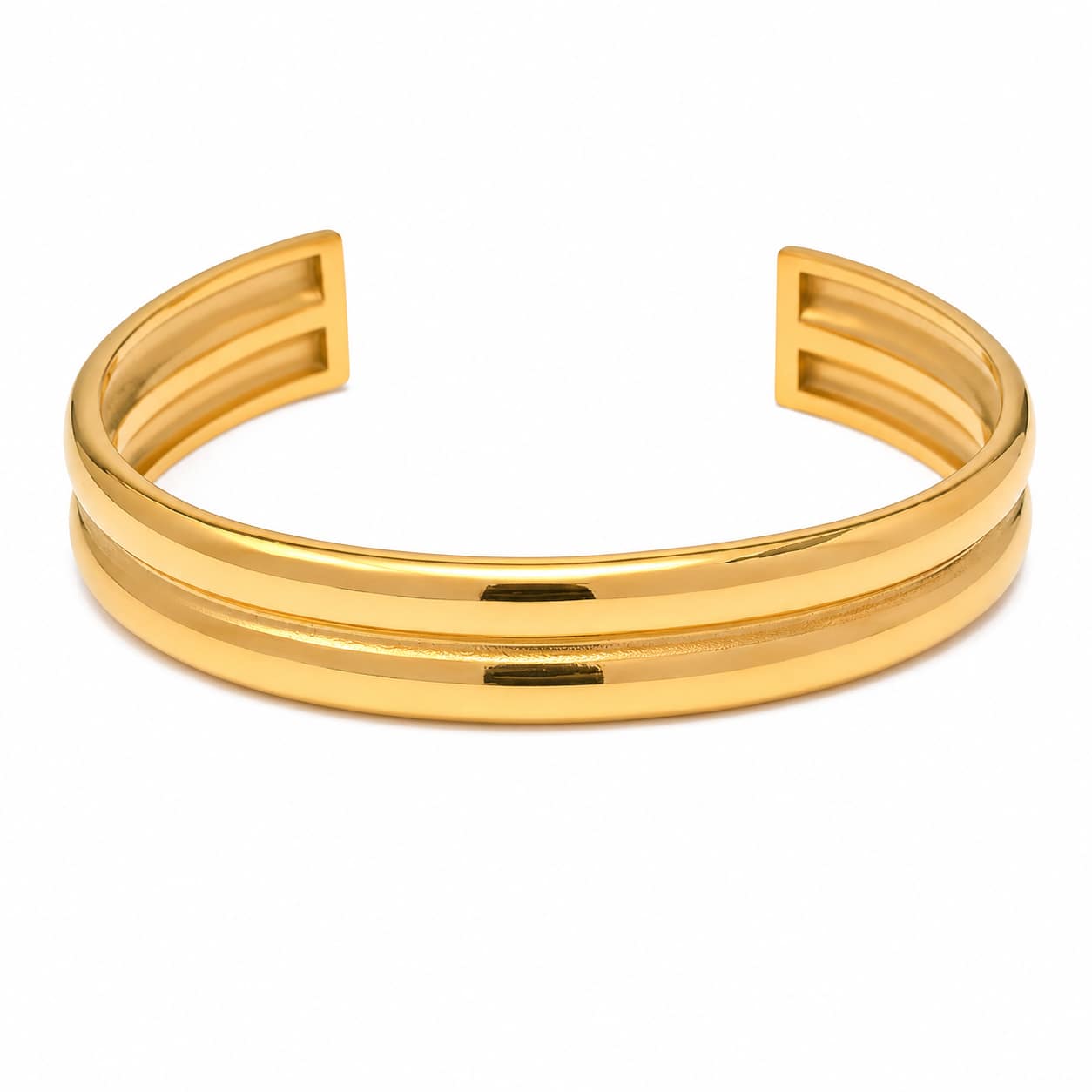 Dual Line Cuff Bracelet