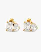 Elira Duo Crystal Stud Earrings