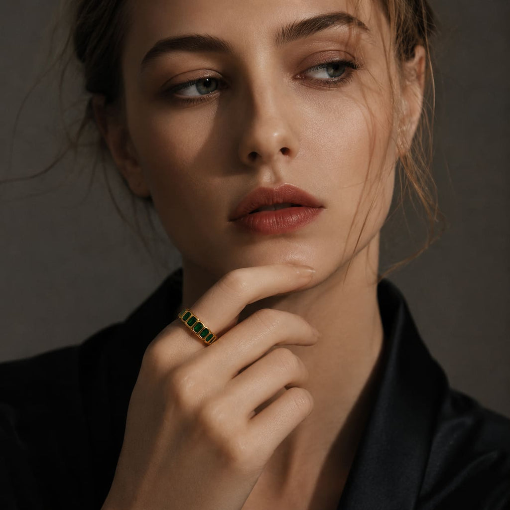 Aurora Prism Eternity Ring