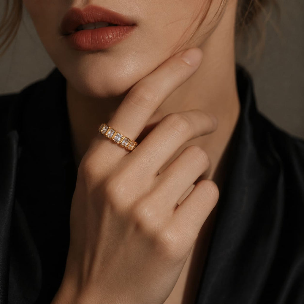 Aurora Prism Eternity Ring