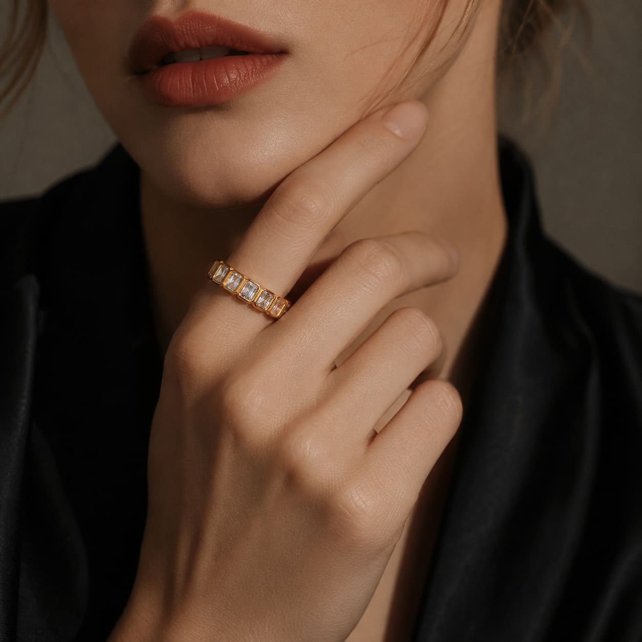 Aurora Prism Eternity Ring