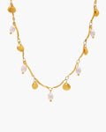 Freshwater Pearl Shell Charm Necklace