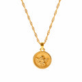 Celestine Cherub Necklace