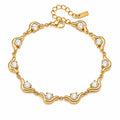 Aurelle Wave Crystal Bracelet