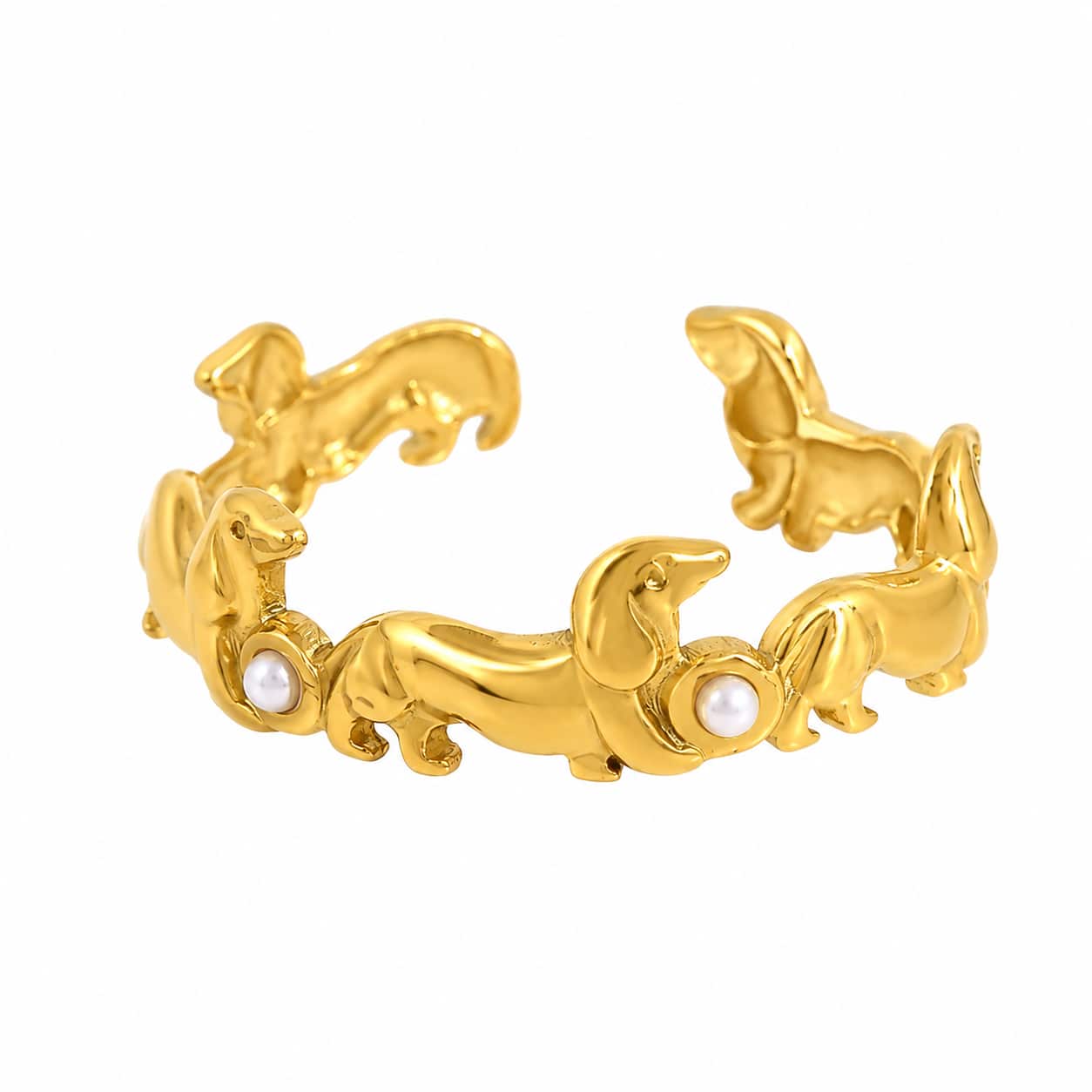 Pearl Dachshine Ring