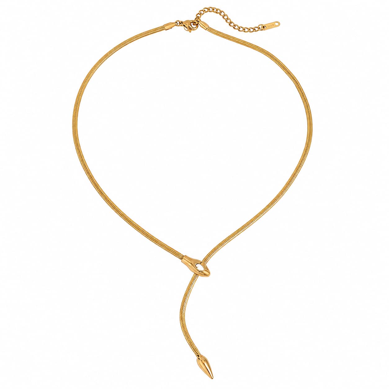 Seraphine Knot Lariat Necklace