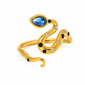 Serpent Sapphire Ring