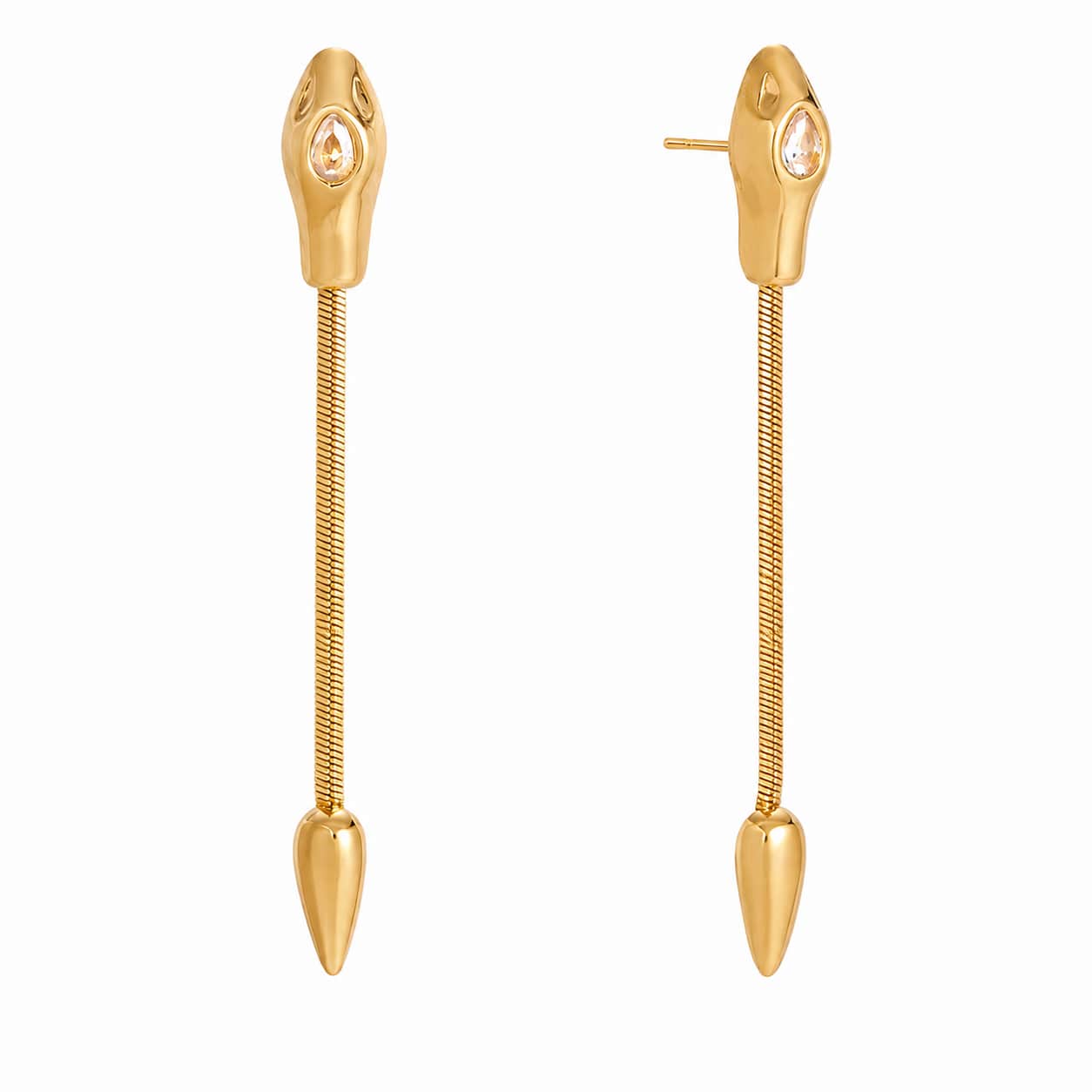Seraphine Knot Drop Earrings