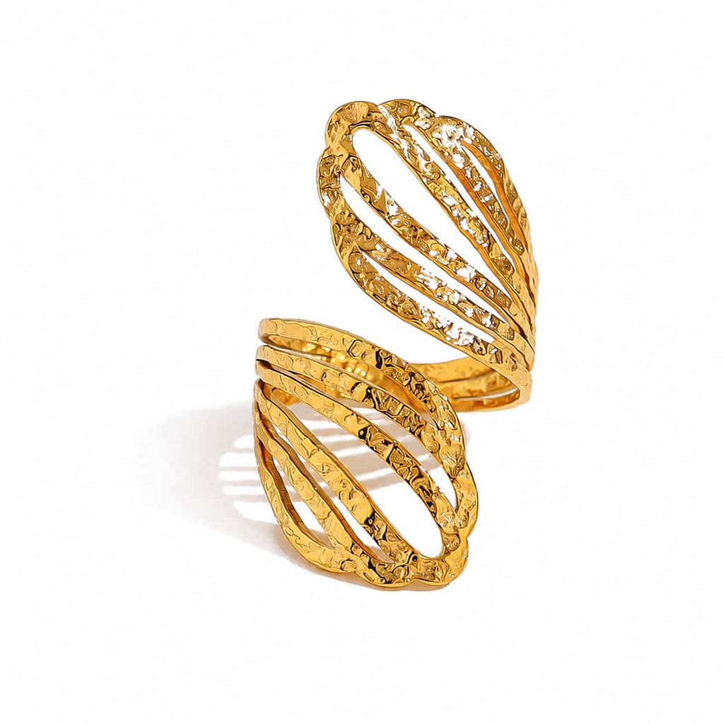 Golden Laurel Ring