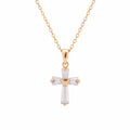 Veloria Radiant Cross Necklace