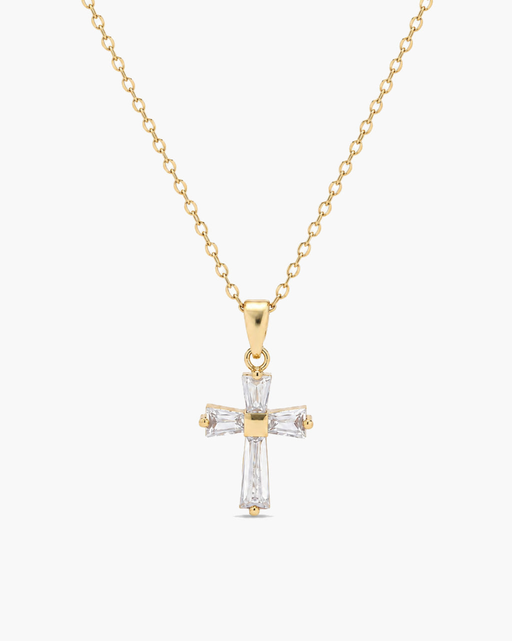 Veloria Radiant Cross Necklace