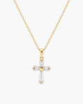 Veloria Radiant Cross Necklace