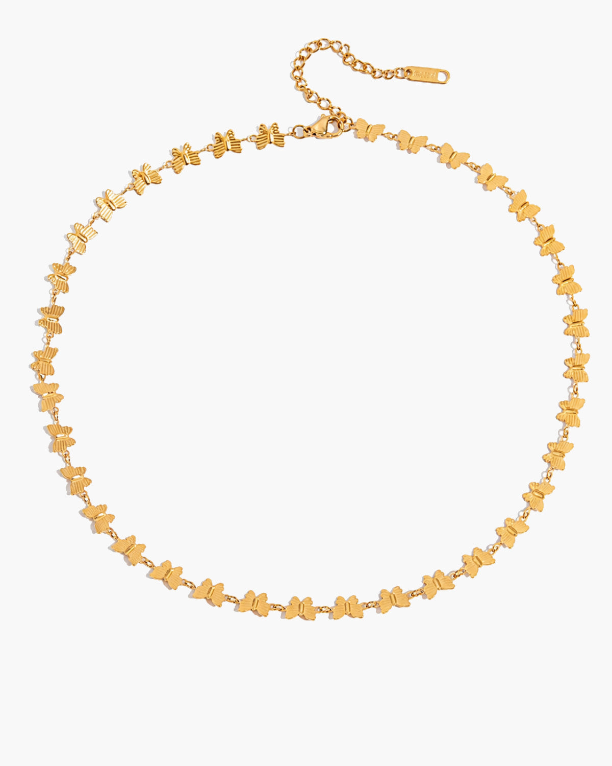Golden Butterfly Chain Necklace