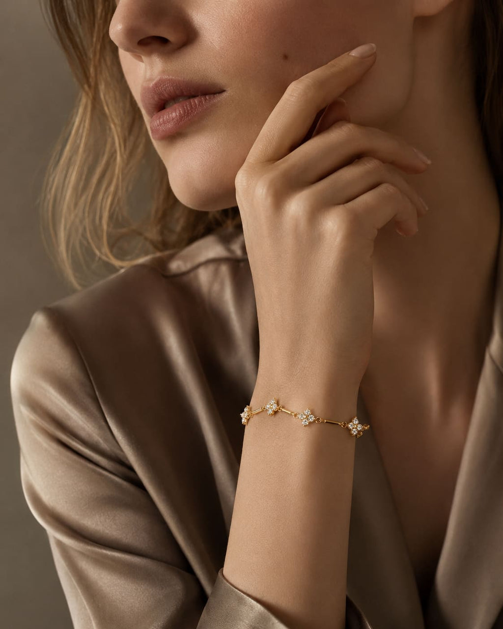 Golden Clover Bracelet