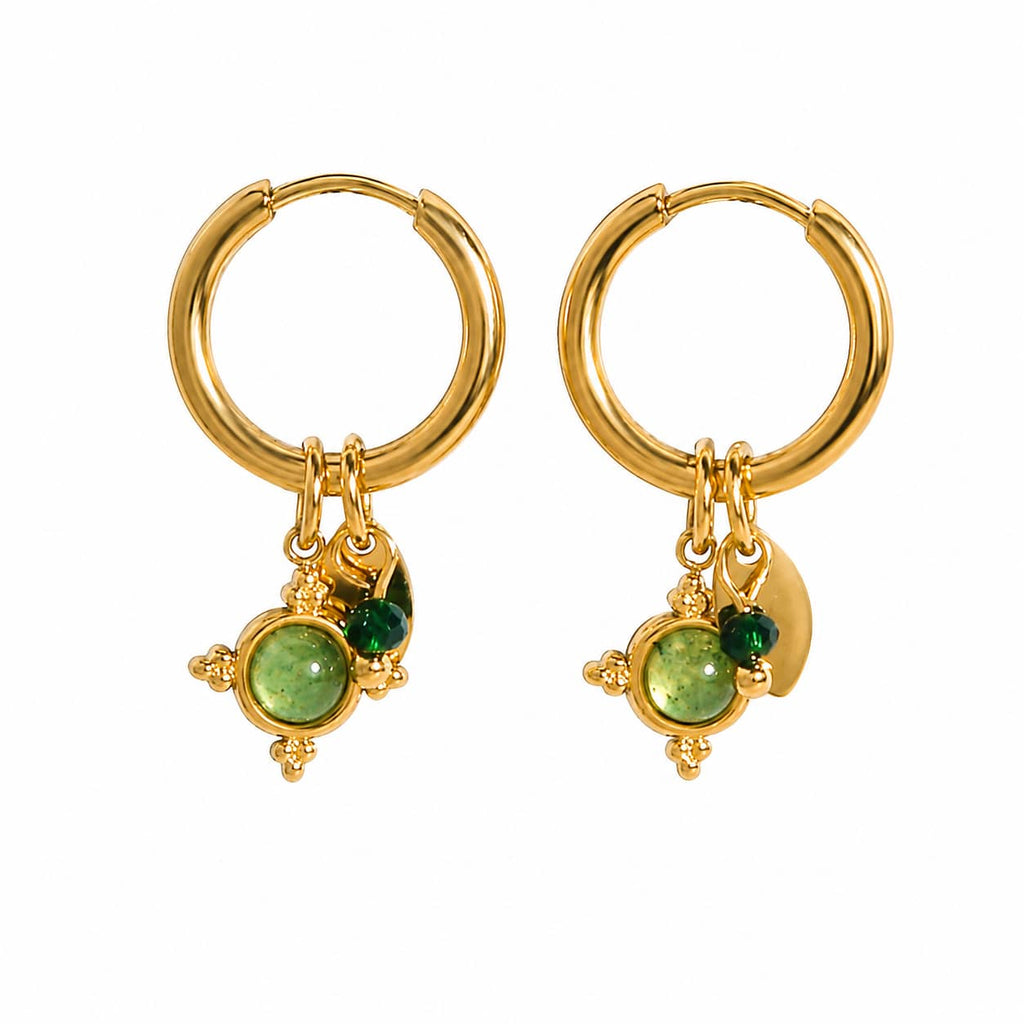 Verdelle Charm Hoops