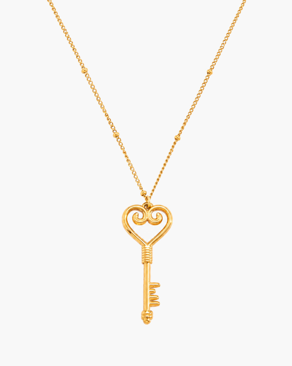 Heart Key Necklace
