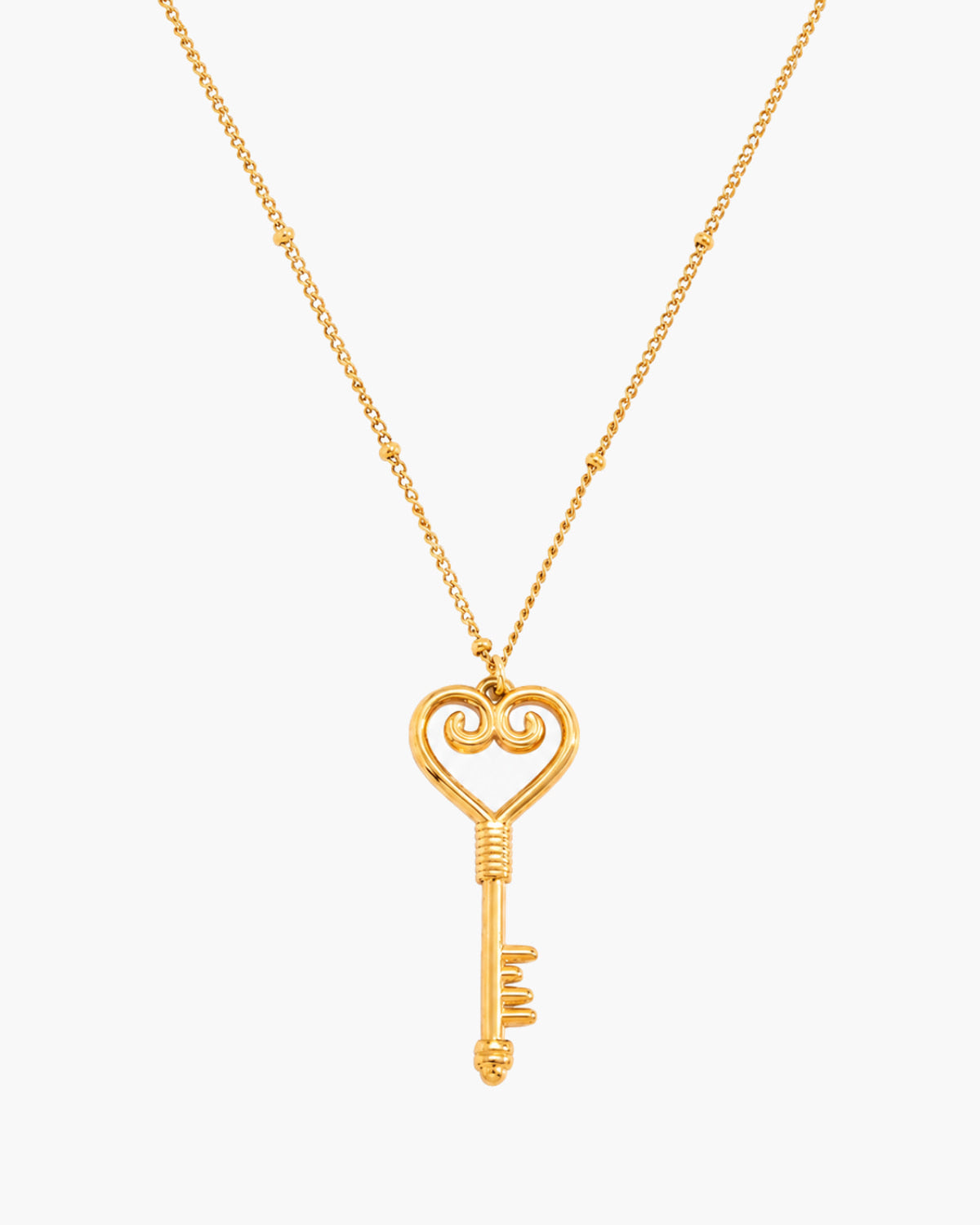 Heart Key Necklace