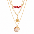 Coral Cove Layered Shell Necklace